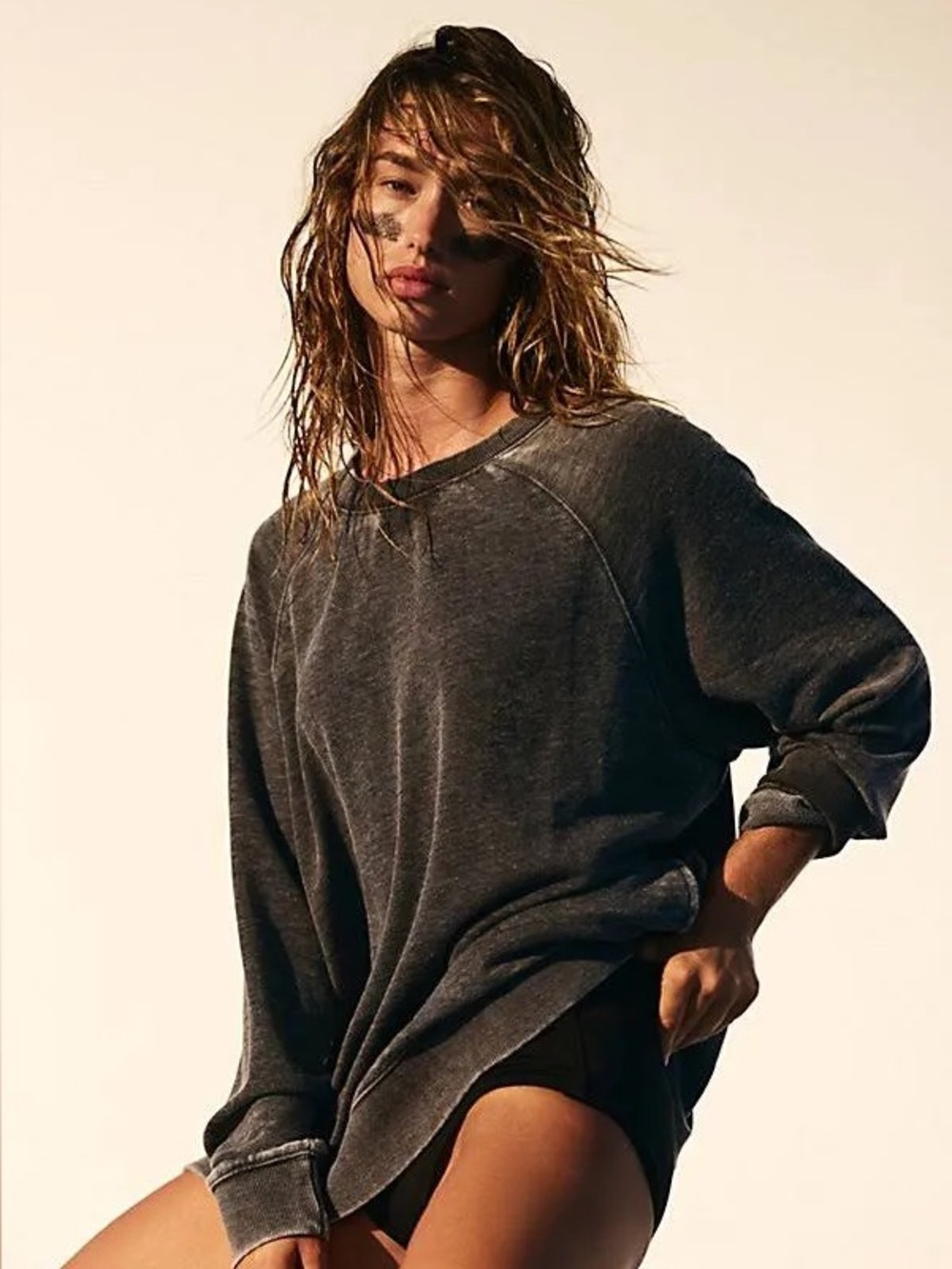 NWT FREE PEOPLE MOVEMENT Playbook Tunic | Midnight Navy MSRP $78 Size M